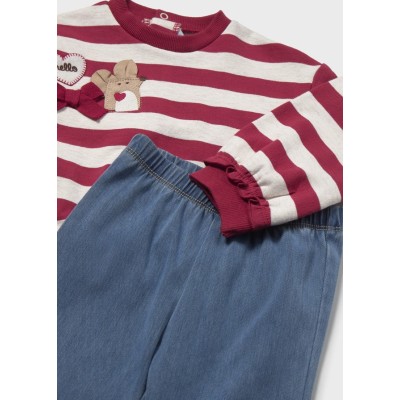 ROPA CONJUNTO LEGGINGS BEBE NIÑA MAYORAL PULLOVER 