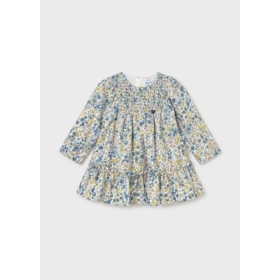 ROPA VESTIDO BEBE NIÑA MAYORAL TERCIOPELO ESTAMPADO 