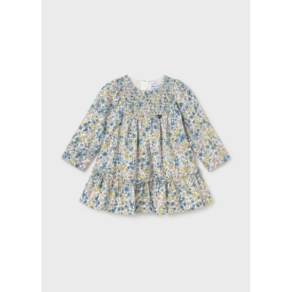 ROPA VESTIDO BEBE NIÑA MAYORAL TERCIOPELO ESTAMPADO 