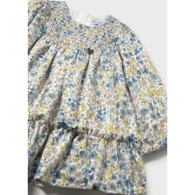 ROPA VESTIDO BEBE NIÑA MAYORAL TERCIOPELO ESTAMPADO 