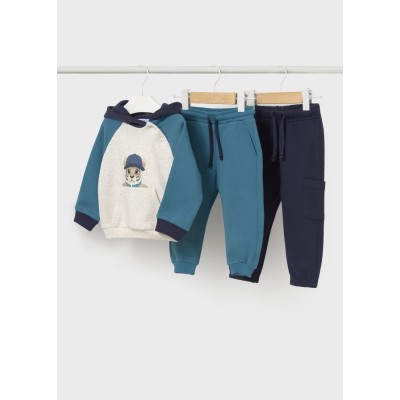 ROPA CHANDAL BEBE NIÑO MAYORAL COMBINADO 2 PANTALONES 
