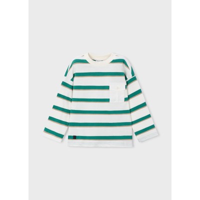 ROPA CAMISETA NIÑO MAYORAL M/L RAYAS 
