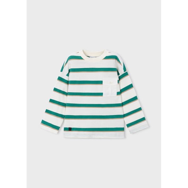 ROPA CAMISETA NIÑO MAYORAL M/L RAYAS 