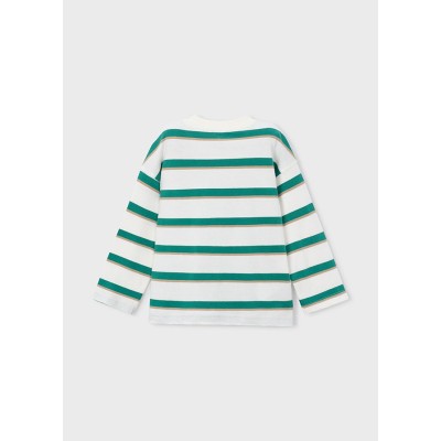 ROPA CAMISETA NIÑO MAYORAL M/L RAYAS 