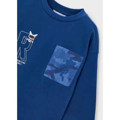 ROPA CAMISETA NIÑO MAYORAL M/L BOLSILLO 