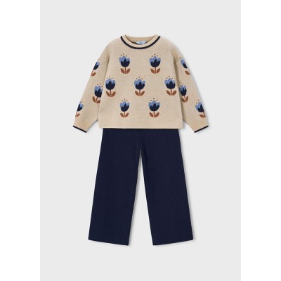 ROPA CONJUNTO PANTALON NIÑA MAYORAL LARGO TRICOT 