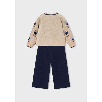 ROPA CONJUNTO PANTALON NIÑA MAYORAL LARGO TRICOT 