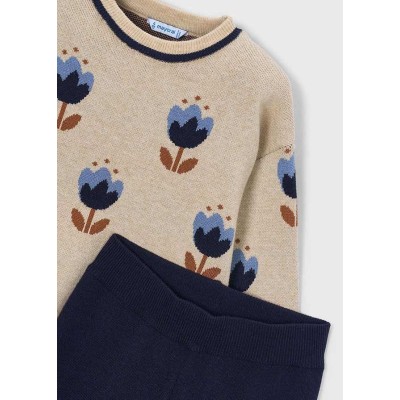 ROPA CONJUNTO PANTALON NIÑA MAYORAL LARGO TRICOT 