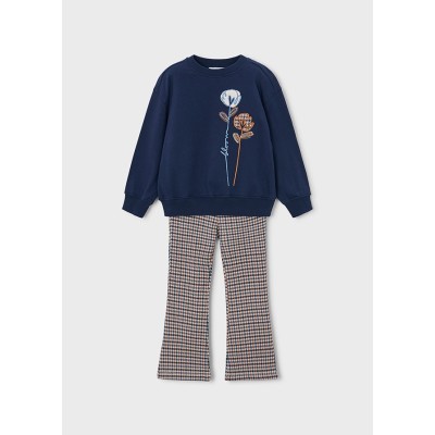 ROPA CONJUNTO LEGGINGS NIÑA MAYORAL FELPA ESTAMPADA 