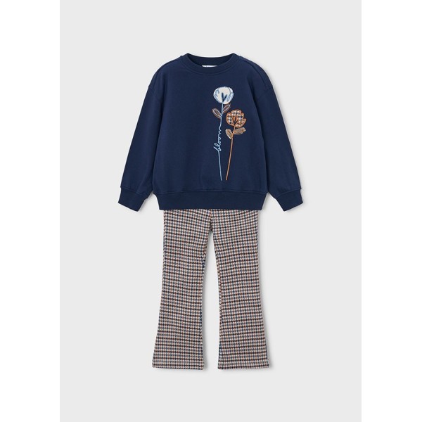 ROPA CONJUNTO LEGGINGS NIÑA MAYORAL FELPA ESTAMPADA 