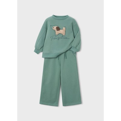 ROPA CHANDAL NIÑA MAYORAL APLIQUE PERRO 