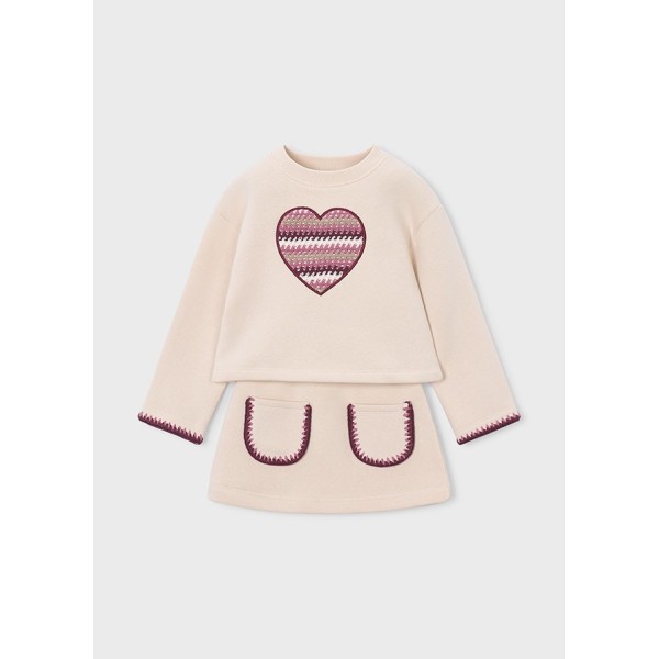 ROPA CONJUNTO FALDA NIÑA MAYORAL FELPA 