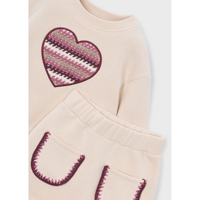 ROPA CONJUNTO FALDA NIÑA MAYORAL FELPA 