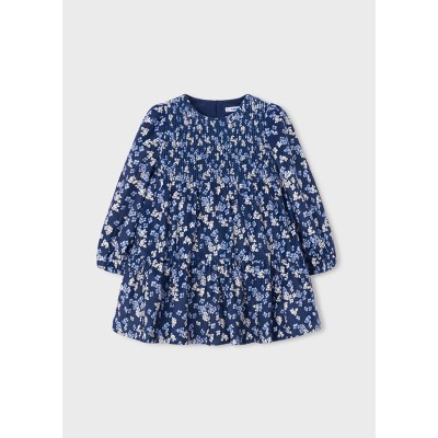 ROPA VESTIDO NIÑA MAYORAL TERCIOPELO ESTAMPADO 