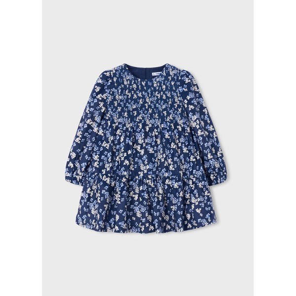 ROPA VESTIDO NIÑA MAYORAL TERCIOPELO ESTAMPADO 