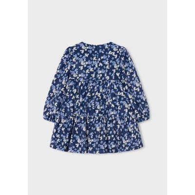ROPA VESTIDO NIÑA MAYORAL TERCIOPELO ESTAMPADO 