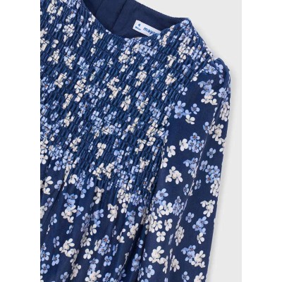 ROPA VESTIDO NIÑA MAYORAL TERCIOPELO ESTAMPADO 