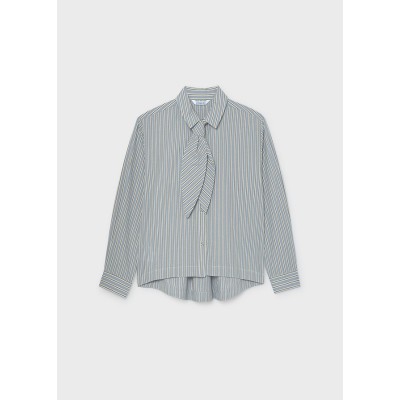 ROPA BLUSA NIÑA MAYORAL POPELIN CORBATA 