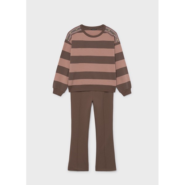 ROPA CONJUNTO PANTALON NIÑA MAYORAL LARGO RAYAS 