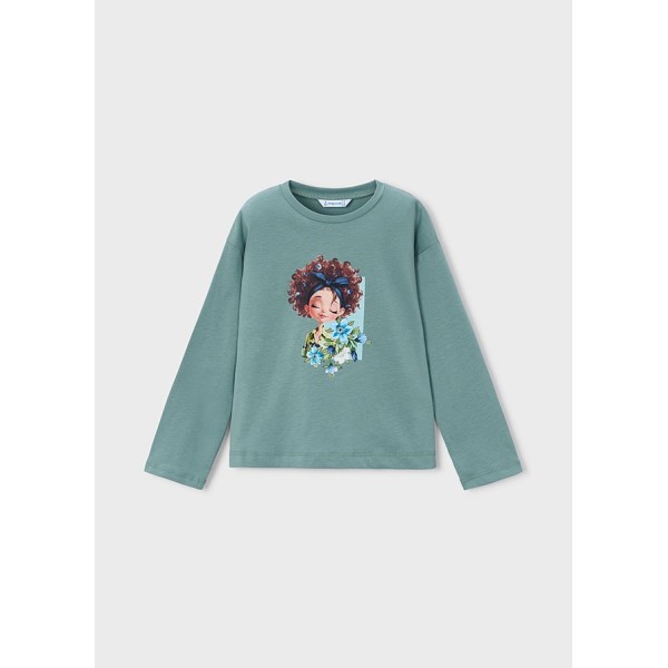 ROPA CAMISETA NIÑA MAYORAL M/L 