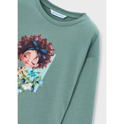 ROPA CAMISETA NIÑA MAYORAL M/L 