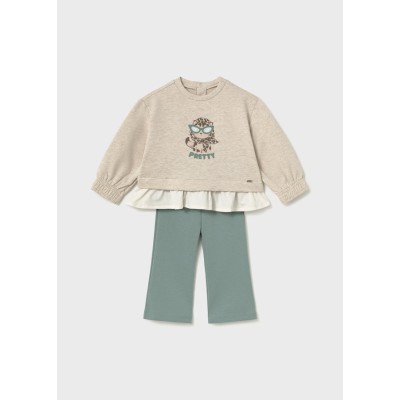 ROPA CONJUNTO LEGGINGS BEBE NIÑA MAYORAL FLARE 