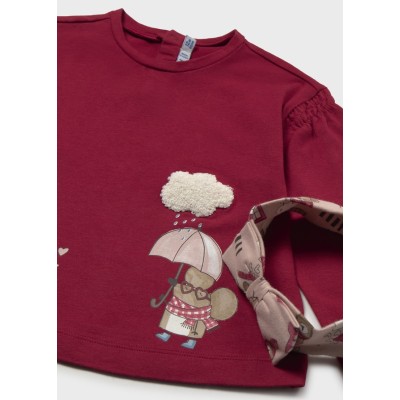 ROPA CONJUNTO LEGGINGS BEBE NIÑA MAYORAL CON DIADEMA 