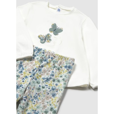 ROPA CONJUNTO LEGGINGS BEBE NIÑA MAYORAL CHALECO PELO 