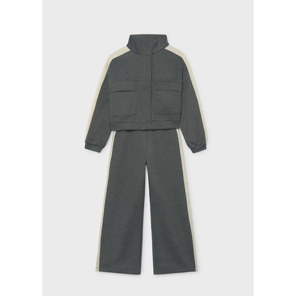 ROPA CHANDAL NIÑA MAYORAL INTERLOCK BANDAS 