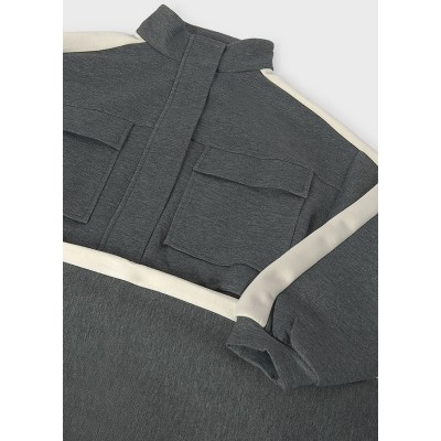 ROPA CHANDAL NIÑA MAYORAL INTERLOCK BANDAS 