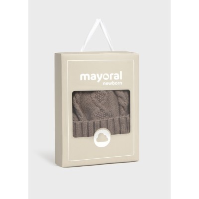 ROPA CONJUNTO GORRO BEBE NIÑA MAYORAL MANOPLAS TRICOT 
