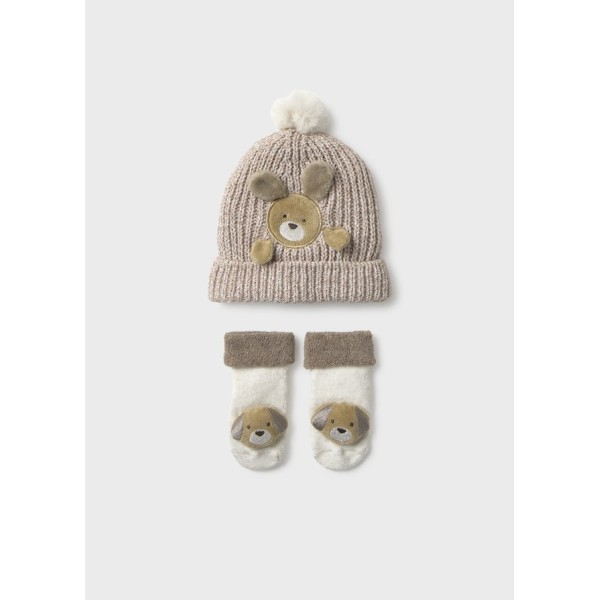 ROPA GORRO BEBE NIÑA MAYORAL Y CALCETINES 