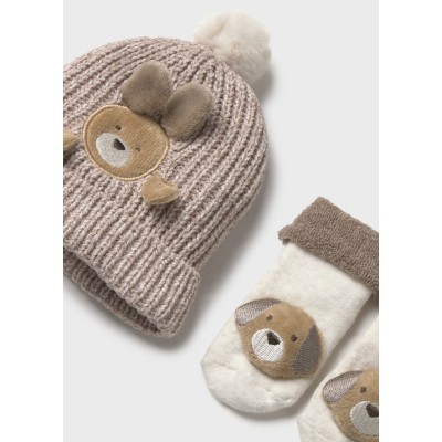 ROPA GORRO BEBE NIÑA MAYORAL Y CALCETINES 
