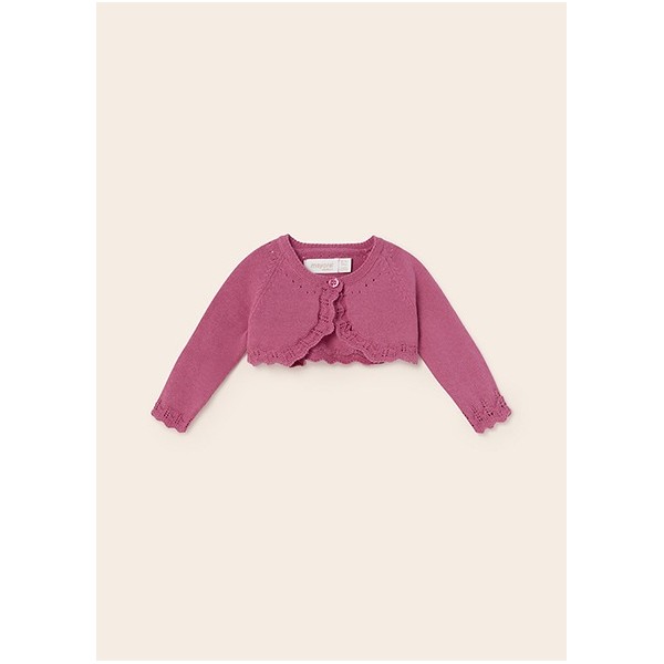 ROPA CHAQUETA BEBE NIÑA _ TRICOT BÁSICA 