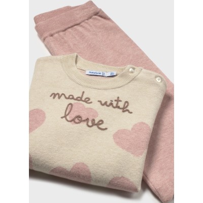 ROPA CONJUNTO PANTALON BEBE NIÑA MAYORAL TRICOT 