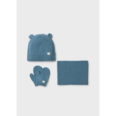 ROPA CONJUNTO GORRO BEBE NIÑO MAYORAL CUELLO 3 PIEZAS 