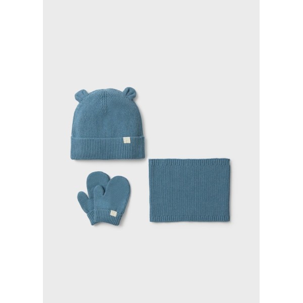 ROPA CONJUNTO GORRO BEBE NIÑO MAYORAL CUELLO 3 PIEZAS 