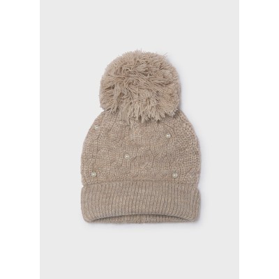 ROPA GORRO NIÑA MAYORAL TRICOT PERLAS 
