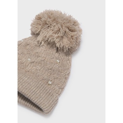 ROPA GORRO NIÑA MAYORAL TRICOT PERLAS 