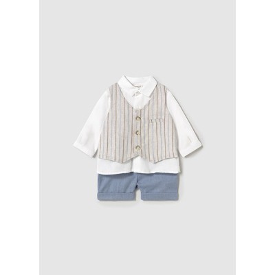 (30333) CONJUNTO PANTALON CORTO CHALECO